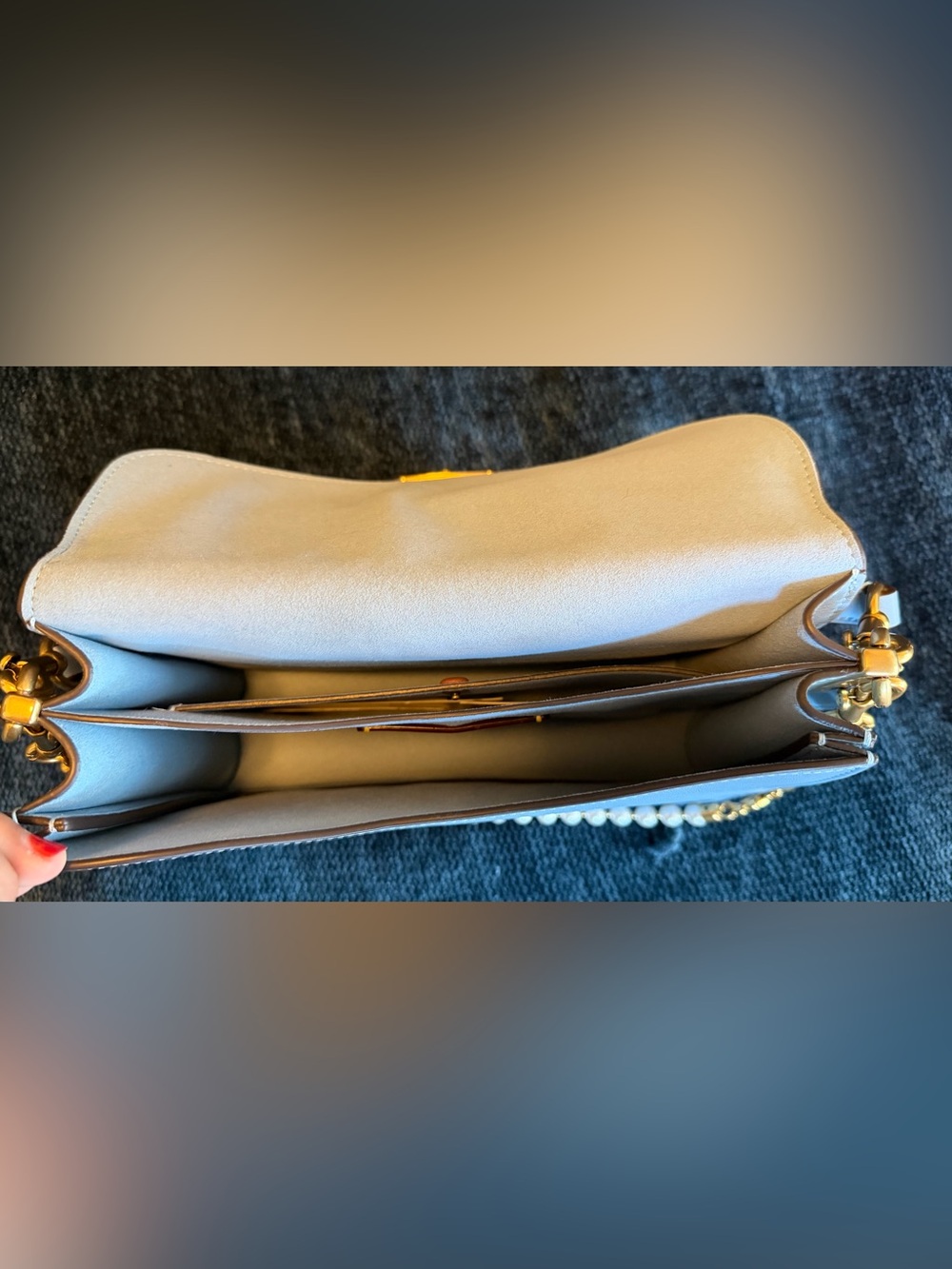 NWOT COACH Chain Tabby Shoulder Bag *Pearl chain not included - Picture 6 of 7